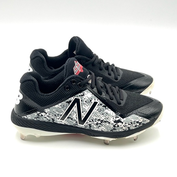 New Balance Metal Spikes Baseball Sport Cleats L4040PK4 Black Camo Men’s Size 7 - Picture 5 of 12